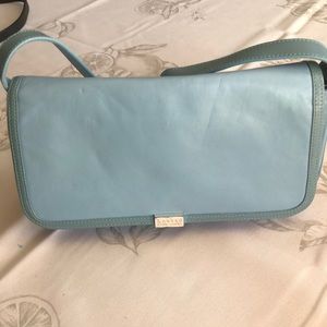 Ralph Lauren blue shoulder purse